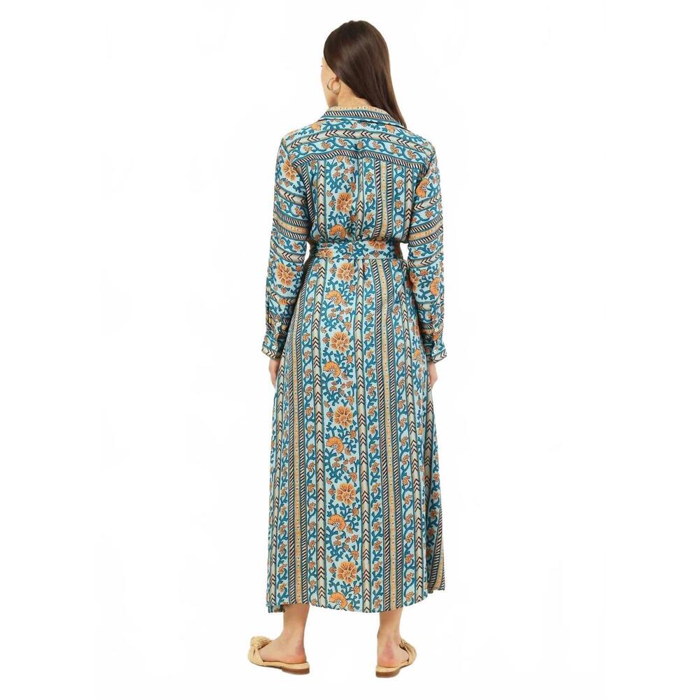 NEW OMIKA emma shirt dress in nirali regatta - Picture 2 of 5